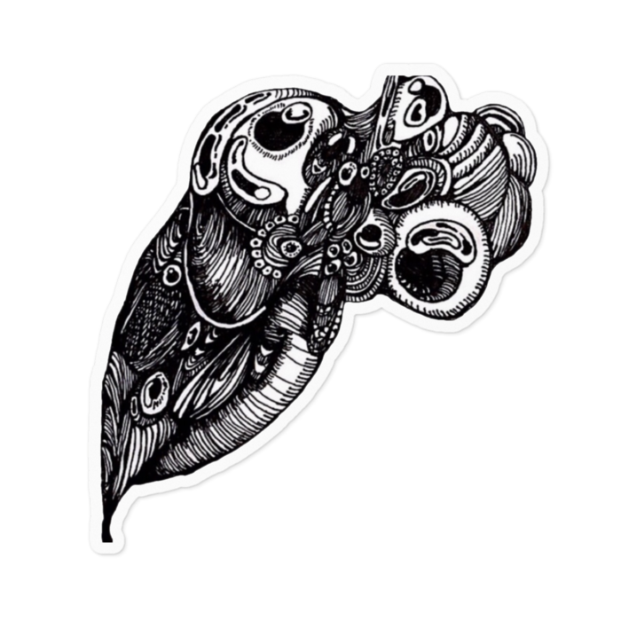 ステッカー - 100 x 100 (mm)