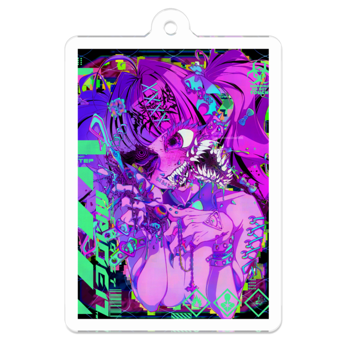 アクリルキーホルダー - 50 x 50 (mm)