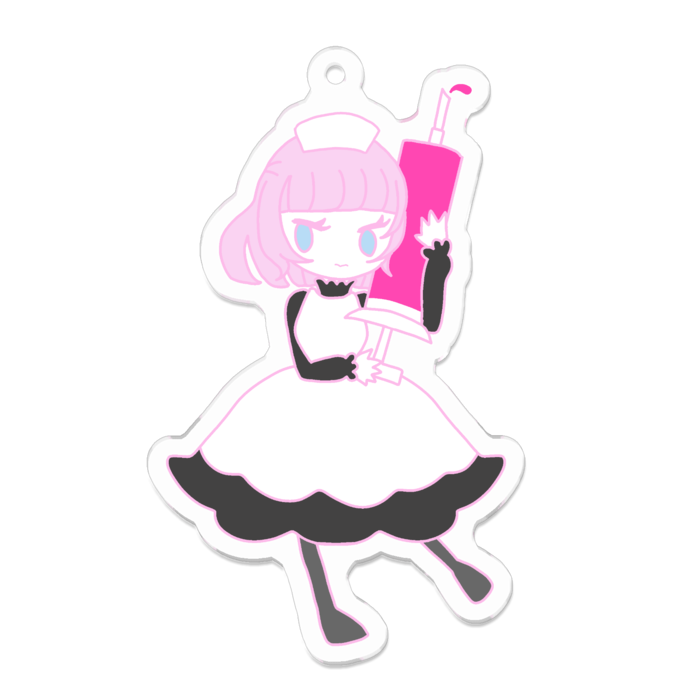 アクリルキーホルダー - 70 x 70 (mm)
