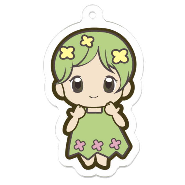 アクリルキーホルダー - 50 x 50 (mm)