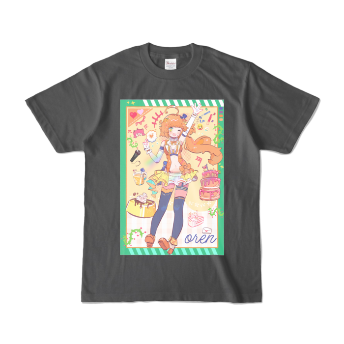 カラーTシャツ - S - チャコール (濃色)