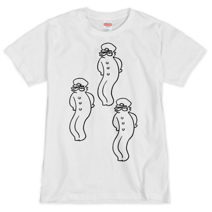 Tシャツ（シルクスクリーン印刷） - M - 1色（３人鶴多）