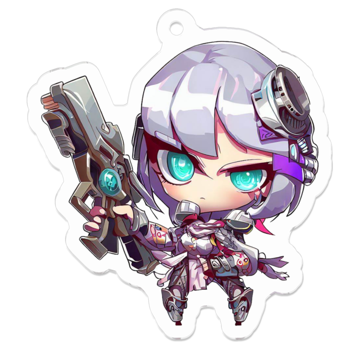 アクリルキーホルダー - 50 x 50 (mm)