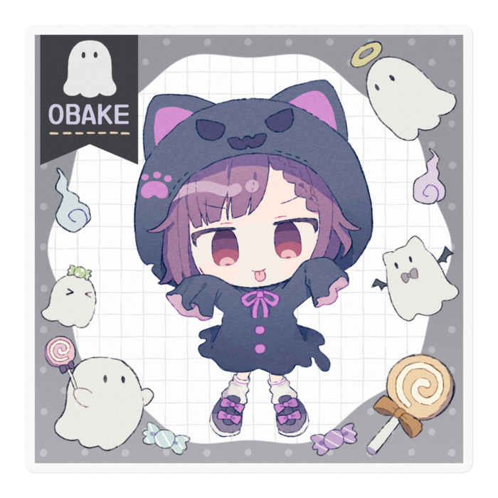 ステッカー - 100 x 100 (mm)