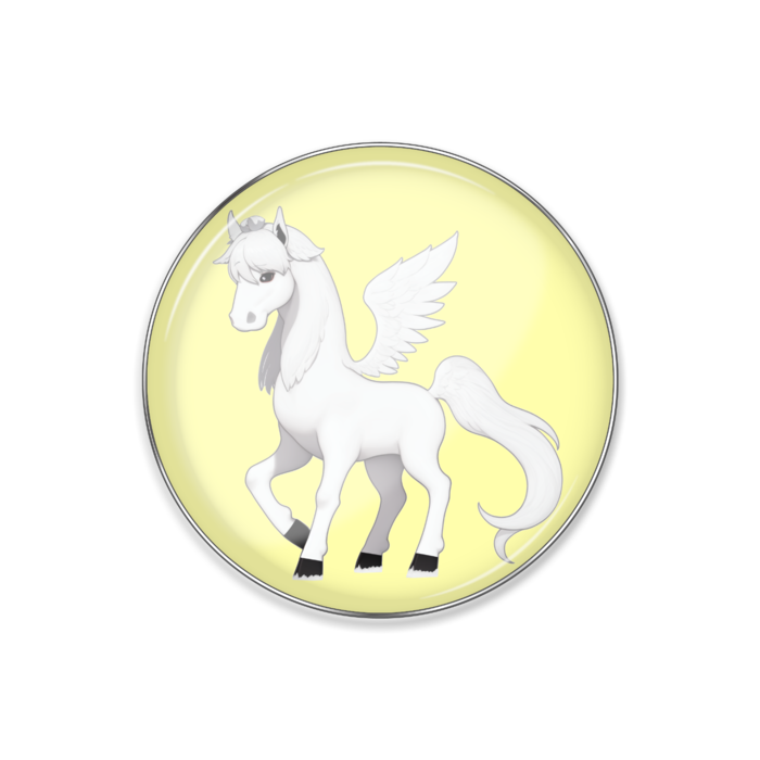 No.6c「ペガサス」黄ピンバッジ