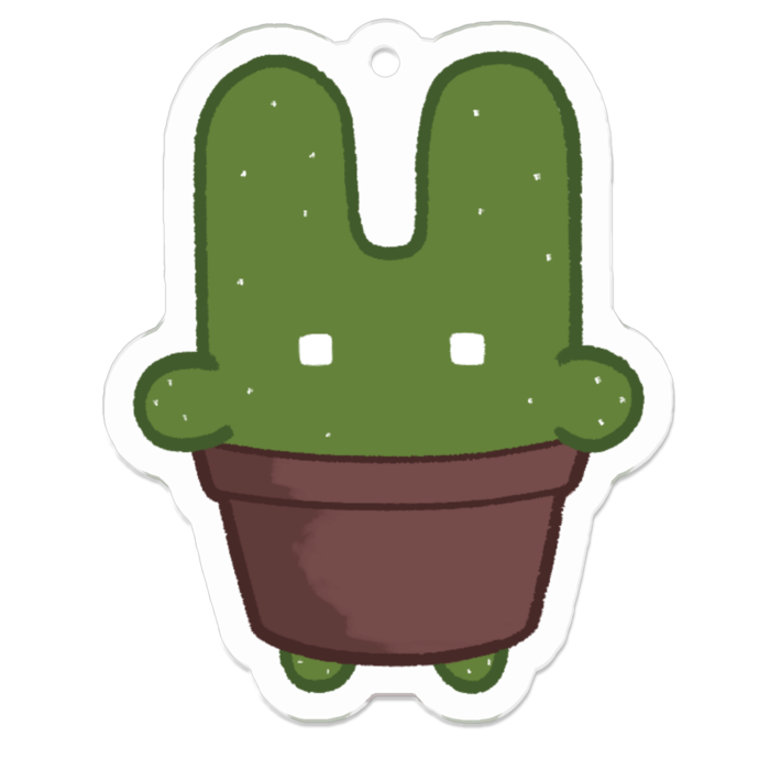 アクリルキーホルダー - 50 x 50 (mm)