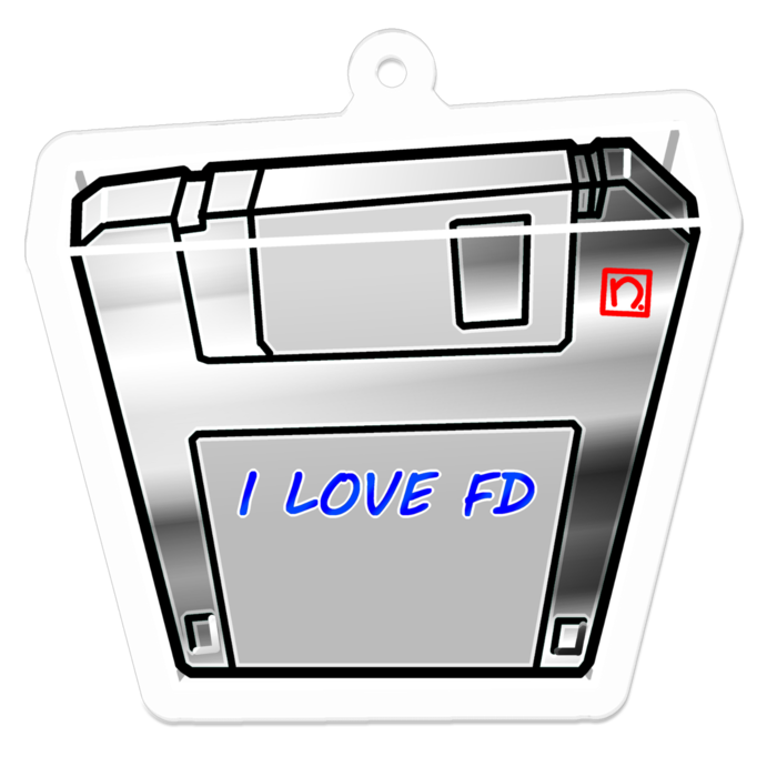 アクリルキーホルダー - 50 x 50 (mm)