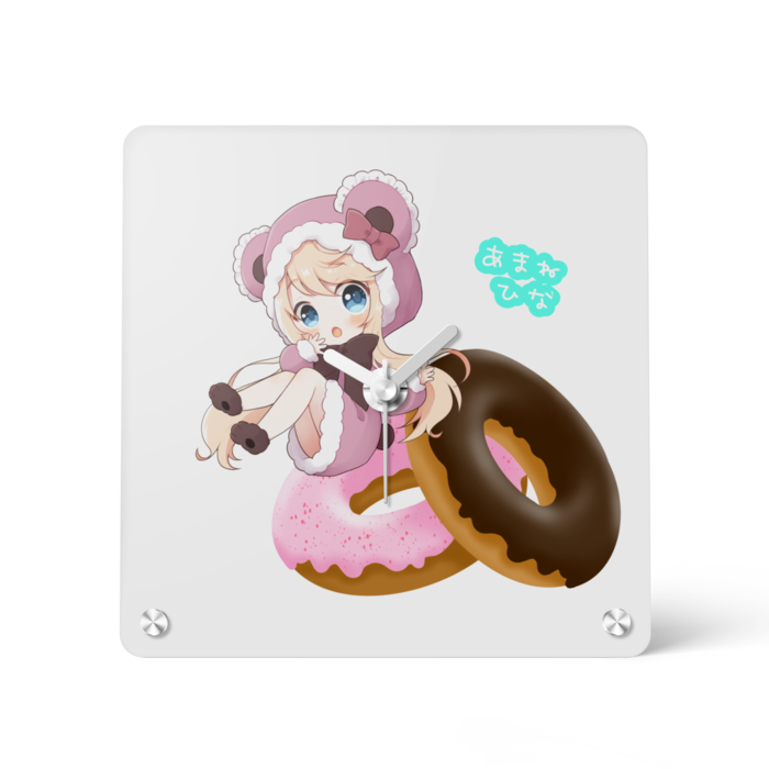 アクリル時計 - 150x150mm