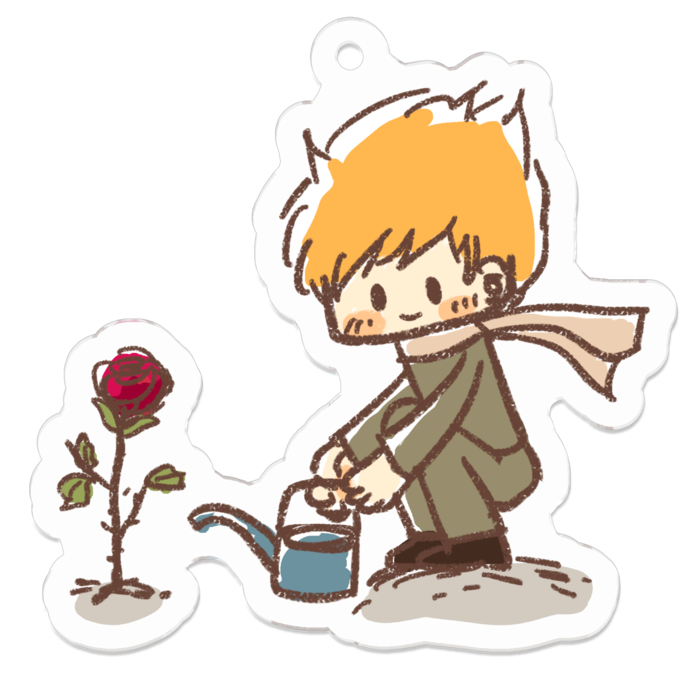 アクリルキーホルダー - 50 x 50 (mm)