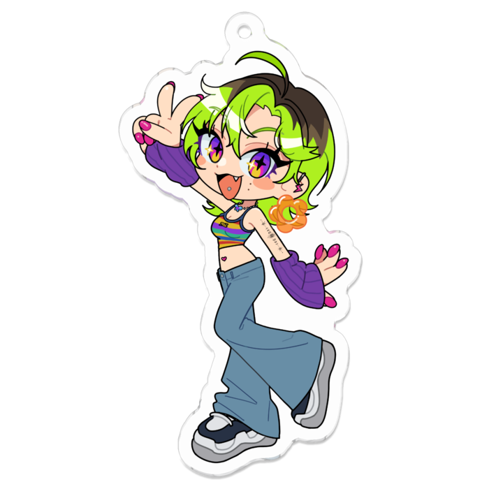 アクリルキーホルダー - 70 x 70 (mm)