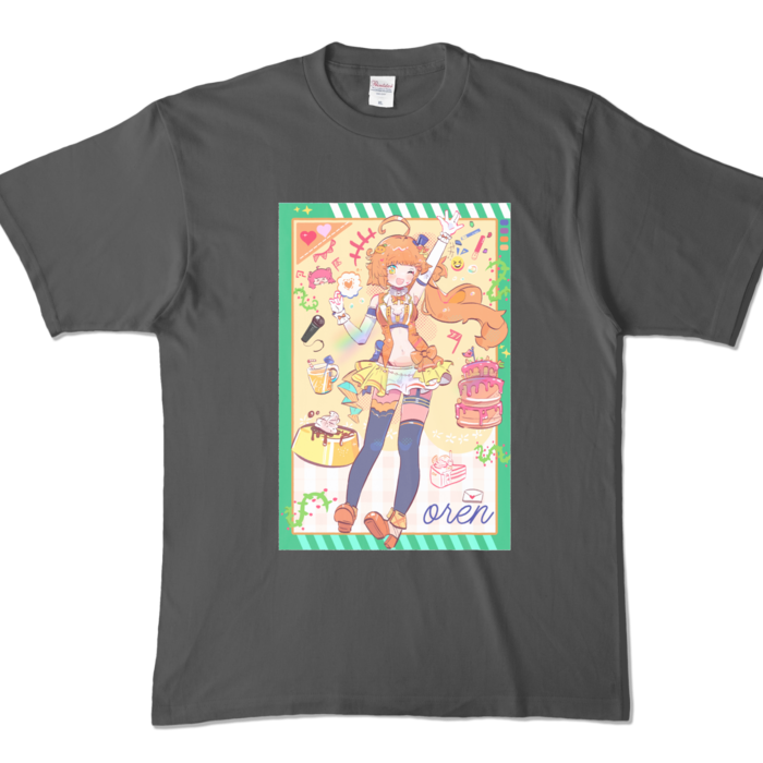 カラーTシャツ - XL - チャコール (濃色)