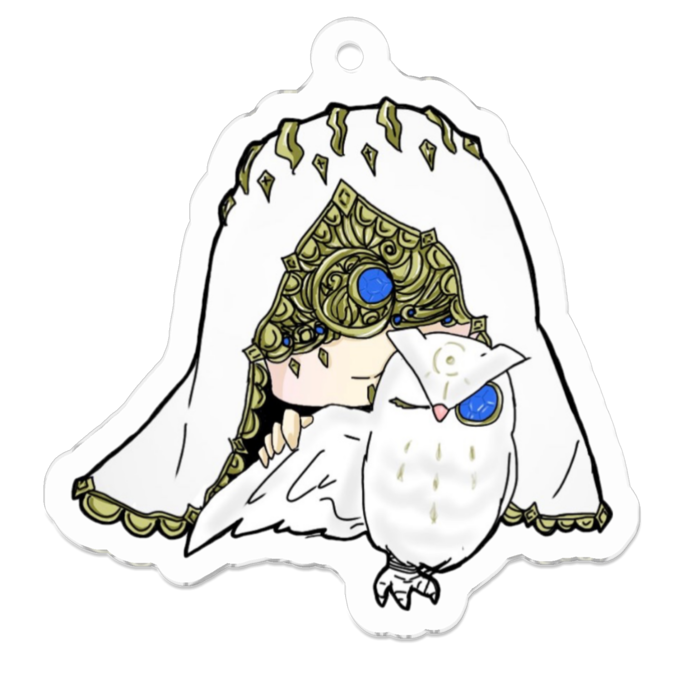 アクリルキーホルダー - 50 x 50 (mm)