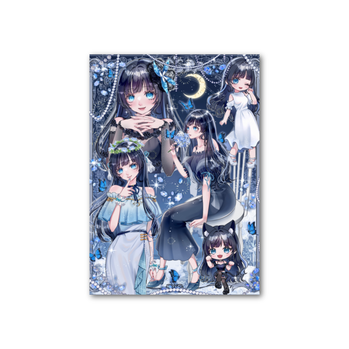 フォト風カード - 縦 - 片面