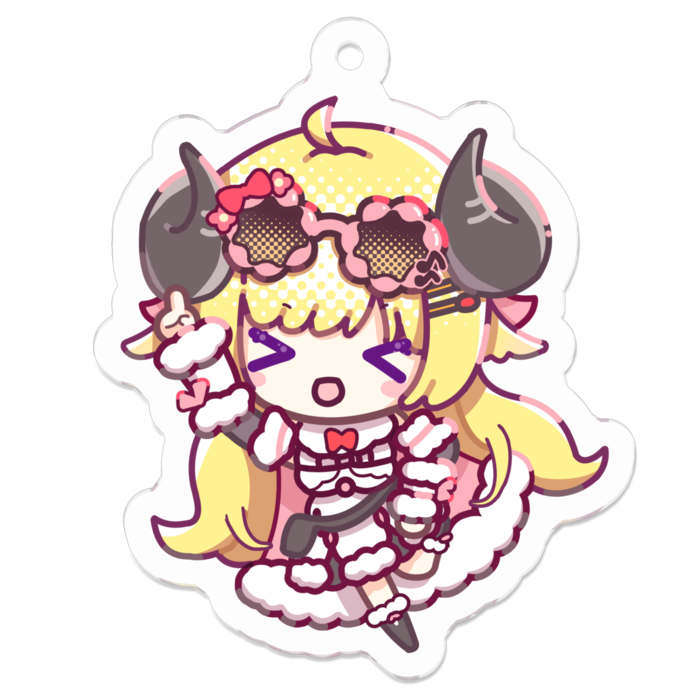 アクリルキーホルダー - 50 x 50 (mm)