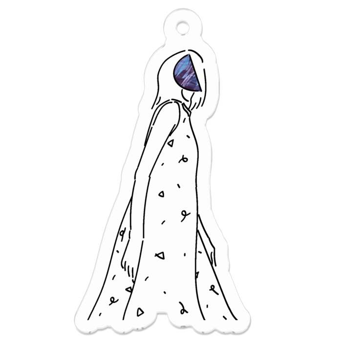 アクリルキーホルダー - 50 x 50 (mm)