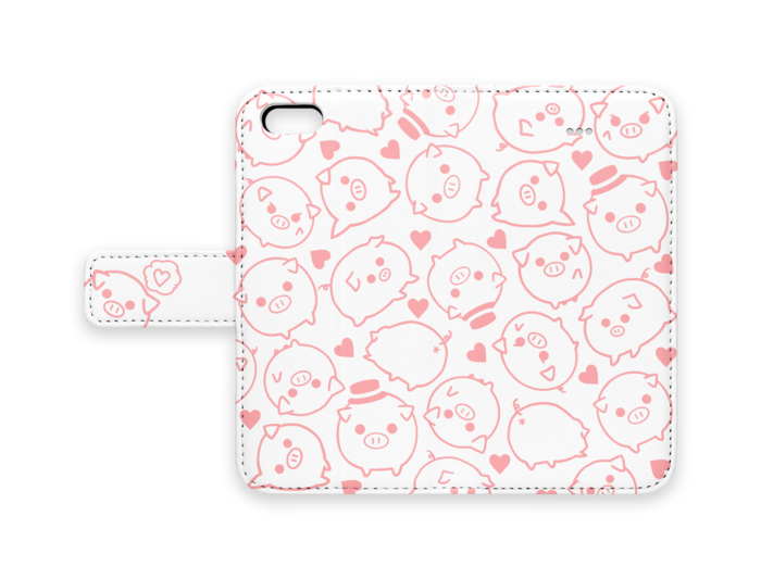 手帳型iPhoneケース - iPhone5 - ストラップ穴 なし