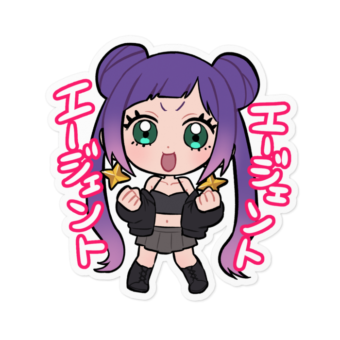 ステッカー - 100 x 100 (mm)