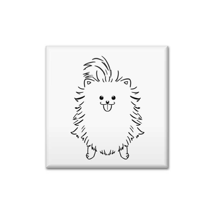 ぽめばっじしかく　40mm