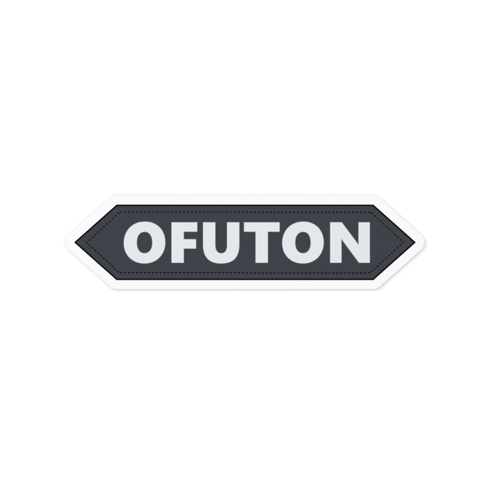OFUTONステッカー - 100 x 100 (mm)