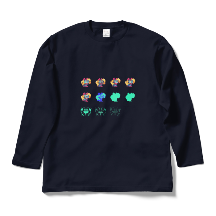 ロングスリーブTシャツ - L - ネイビー