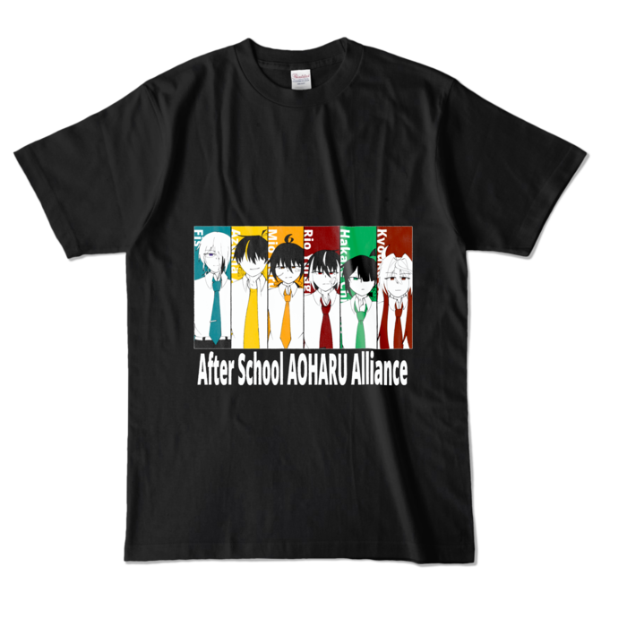 カラーTシャツ - L - ブラック (濃色)