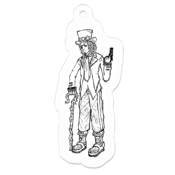 アクリルキーホルダー（コーティング） - 50 x 50 (mm)