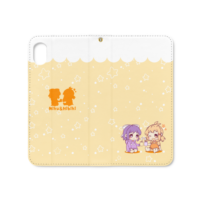 手帳型iPhoneケース（ベルトなし） - iPhone XR - ストラップ穴 あり