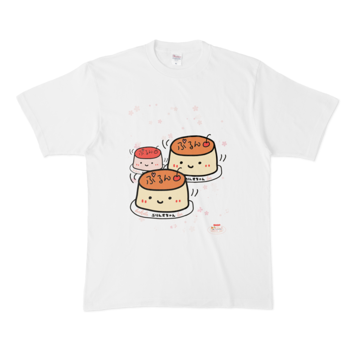 ぷりんすちゃんTシャツ - XL - 白