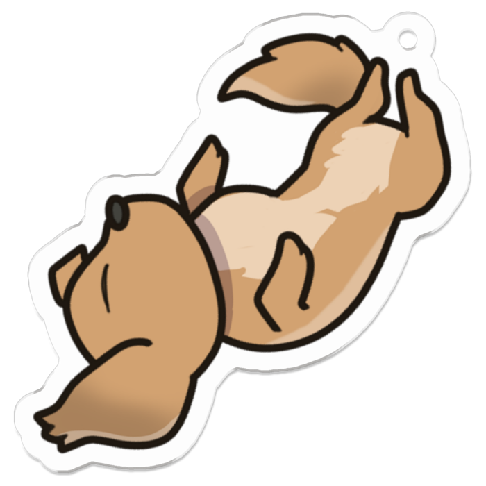 アクリルキーホルダー - 50 x 50 (mm)