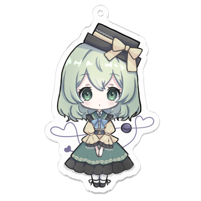 アクリルキーホルダー - 70 x 70 (mm)