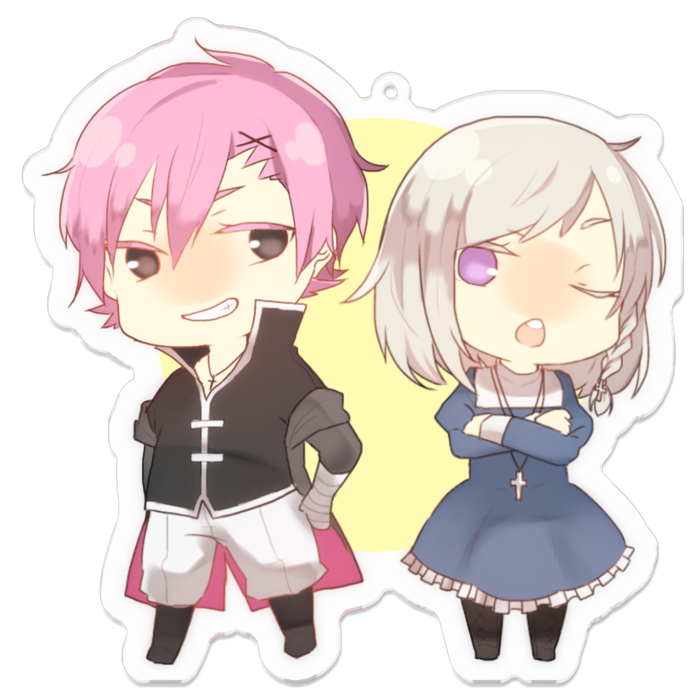 アクリルキーホルダー - 100 x 100 (mm)