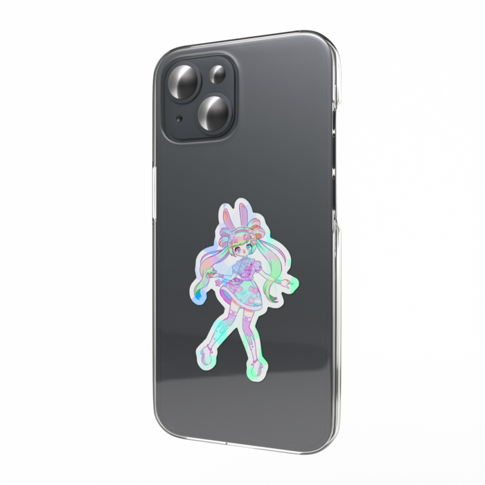 ホログラムスマホステッカー - 縦