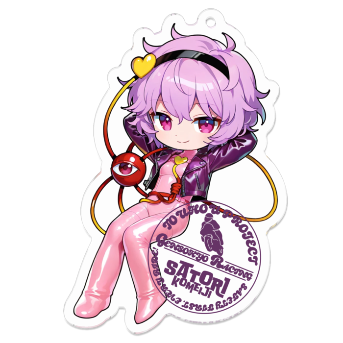 アクリルキーホルダー - 70 x 70 (mm)