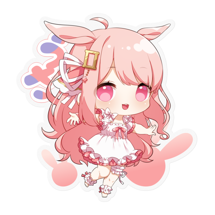 ステッカー - 100 x 100 (mm) - クリア