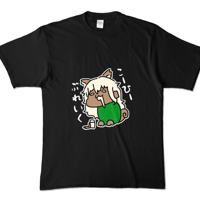 カラーTシャツ - XL - ブラック (濃色)