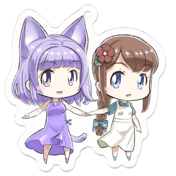 アクリルキーホルダー - W50 × 50mm 以内