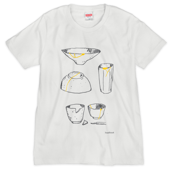器の景色Tシャツ(シルクスクリーン印刷) - S - 2色(2)