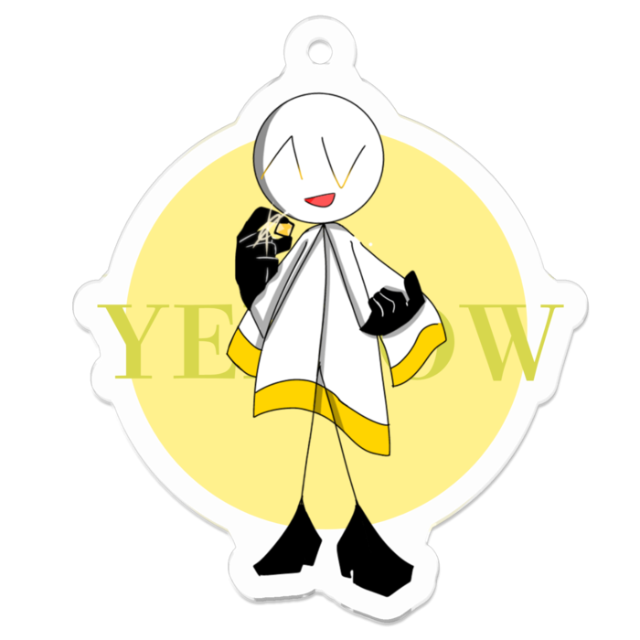 アクリルキーホルダー - 50 x 50 (mm)