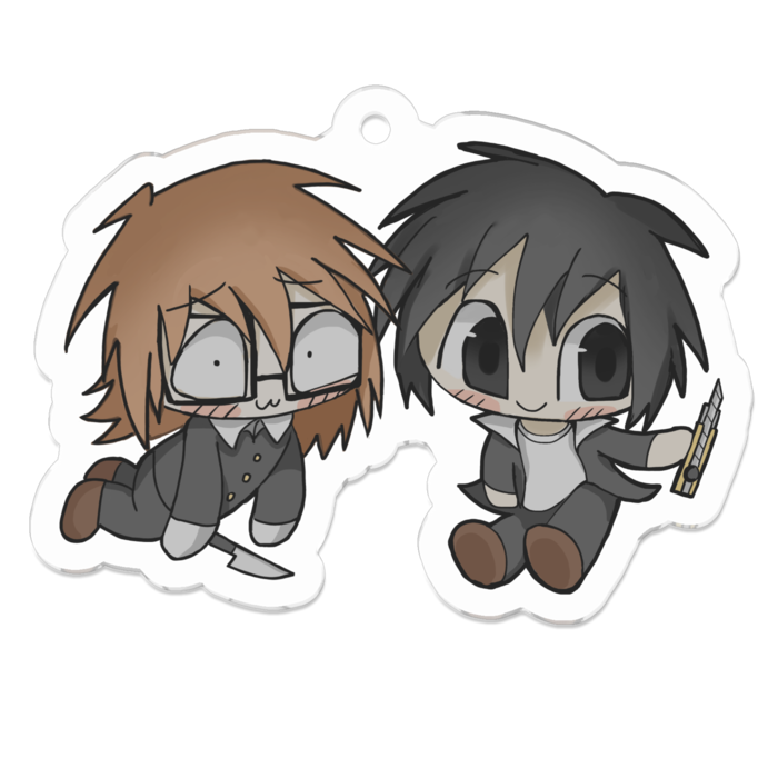 アクリルキーホルダー - 50 x 50 (mm)