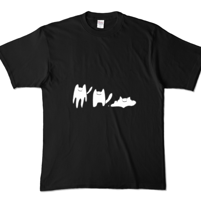 カラーTシャツ - XL - ブラック (濃色)