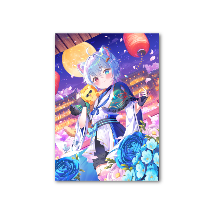 フォト風カード - 縦 - 片面