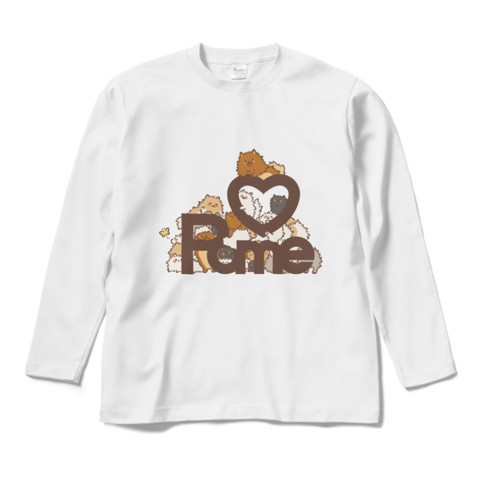 ロングスリーブTシャツ - M - ホワイト（カラー）