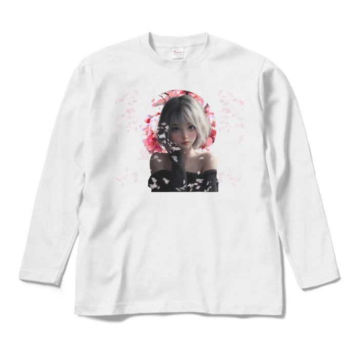 ロングスリーブTシャツ - M -typeC  ホワイト(2)