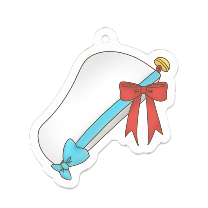 アクリルキーホルダー - 50 x 50 (mm)