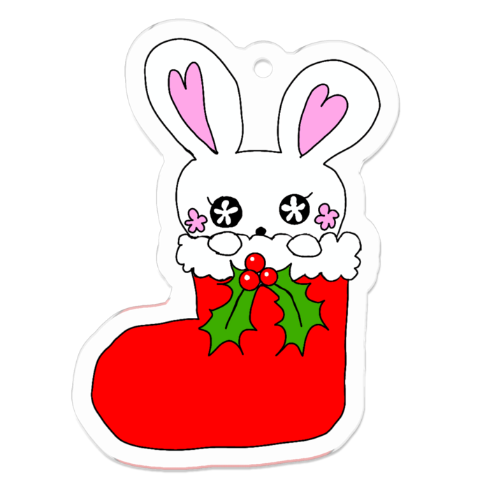 アクリルキーホルダー - 50 x 50 (mm)