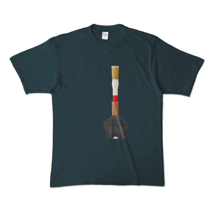 カラーTシャツ - XL - デニム (濃色)