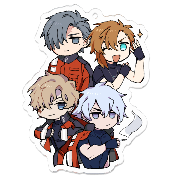 アクリルキーホルダー - 70 x 70 (mm)