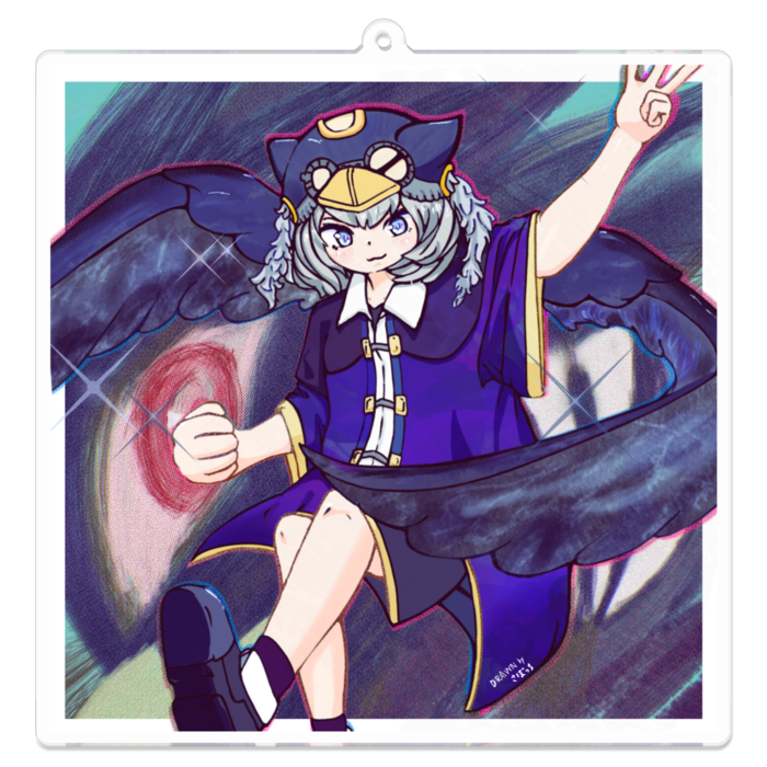 アクリルキーホルダー - 100 x 100 (mm)
