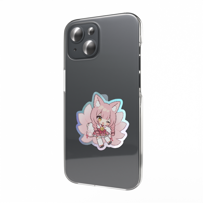 オーロラスマホステッカー - 縦