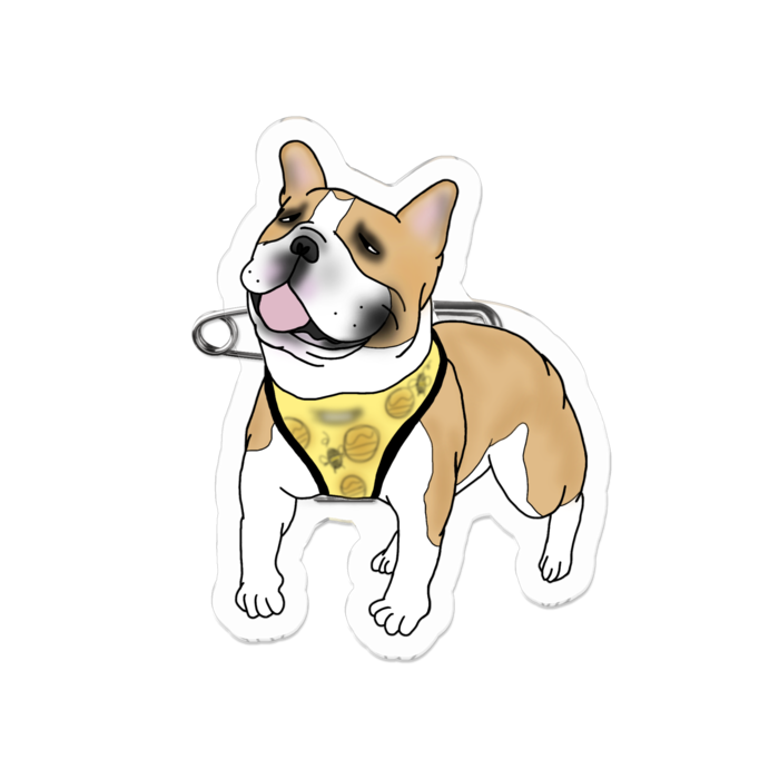 アクリルバッジ - 50 x 50 (mm)